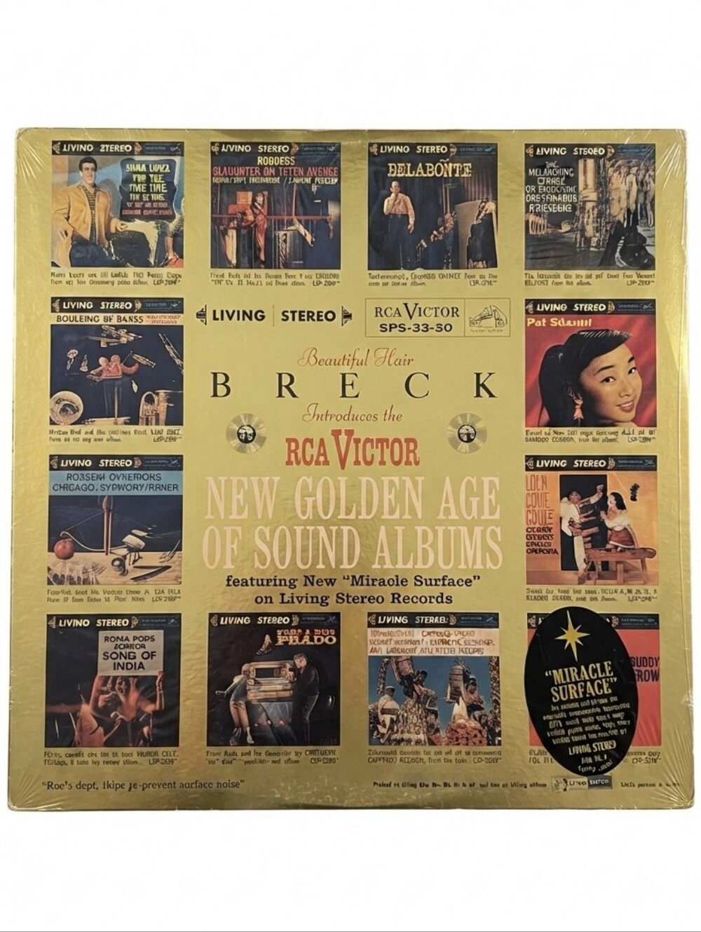 1959 RCA Victor "New Golden Age of Sound" Promo LP - Near Mint + Original Sleeve
